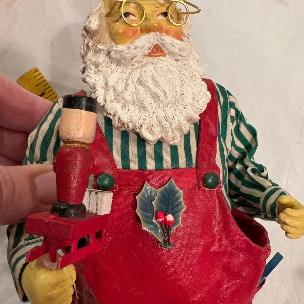 Possible Dreams Ltd Santa - By Clothtique -  The Toy Maker Santa - Vintage 1988